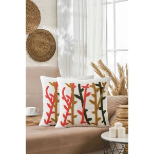 Nakışlı Mix Pamuklu 2'li Kırlent