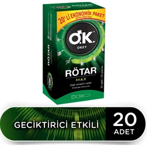 Rötar Max 20'li Prezervatif