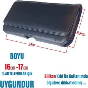 TEKNETSTORE iPhone 12 Pro Max Kemer Kılıfı Bel Telefon Kapaklı Kılıf