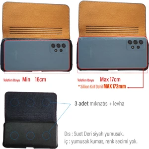 TEKNETSTORE Redmi Note 12 Uyumlu Kılıf Kemer Kılıfı