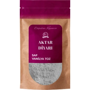 Vanilya Toz Saf Şekersiz 50 gr Aktar Diyarı