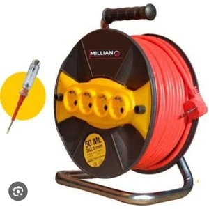 Yapı Makaralı Uzatma Kablosu 3x2,5mm 50 mt