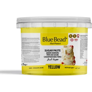 Blue Bead Şeker Hamuru Sarı 1 kg
