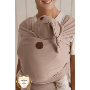 İlays Mabel Premium Esnek Wrap Sling Vizon ( Babysling - Sling - Bebek Taşıma Şalı - Babywearing - Kanguru )