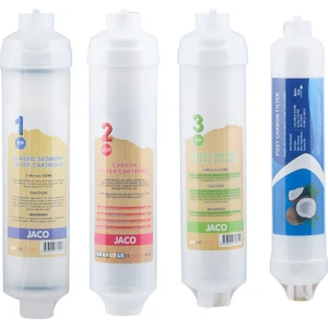 Su Arıtma Filtresi 4 Filtre Sediment Karbon Blok Karbon Tatlandırıcı