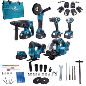 Yedili Set (Powerbank&led+ Ş.HILTI+Ş.SPRAL+S.SIKMA+13 mm Ç.mandren+Ş.dekupaj+Sunta Kesme)