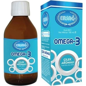Omega 3 Sıvı Gıda Takviyesi, Çilek Aromalı