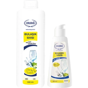 Elma Kokulu Bulaşık Sıvısı 1000 Ml. + Boş Aparat