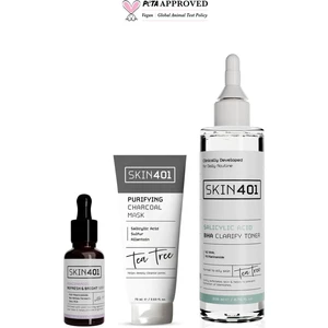 SKIN401 Gözenek ve Siyah Nokta Karşıtı Bakım Seti