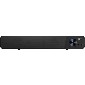 DS111 Kablolu (USB + 3.5mm Jack Girişli) 6W Soundbar Taşınabilir Stereo Hoparlör Siyah