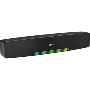 DS109 Bluetooth/AUX/TF KART/USB 10W Soundbar Taşınabilir Stereo Hoparlör Siyah