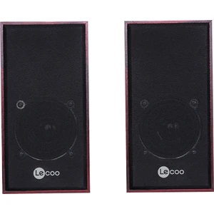 DS105 Kablolu USB + 3.5mm Jack Girişli 6W Stereo Masaüstü Ahşap Hoparlör