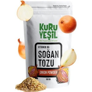 Kuru Yeşil - Soğan Tozu - Dried Vegetables -Yerli -  Soğan Tozu 100 Gr