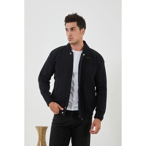 Erkek Yeni Sezon Büyük Beden Hakim Yaka Astarlı Çelik Örgü Triko Mont