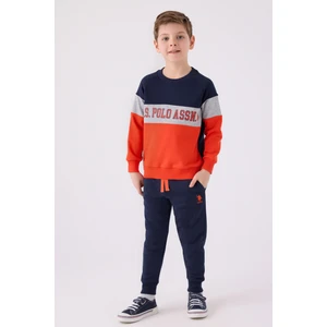 U.s. Polo Assn. Erkek Çocuk Kiremit Pijama Takım 50299495-VR031