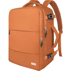 Laptop Sırt Çantası, Seyahat Çantası Hafif Küçük El Bavulu Valiz, Bayan Sırt Çantası Notebook Bilgisayar Macbook Organizer Çanta Kiremit Turuncu