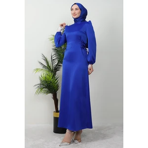 Giza Store Sahra Tesettür Elbise Lacivert