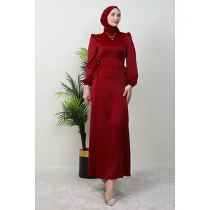 Giza Store Sahra Tesettür Elbise Lacivert