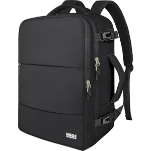 Laptop Sırt Çantası, Seyahat Çantası Hafif El Çantası Bay Bayan Küçük Bavul Valiz Çanta Notebook Bilgisayar Macbook Organizer Çantası Siyah