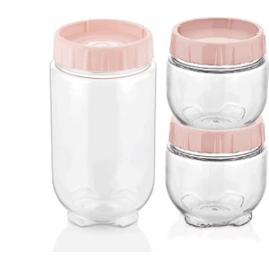 Kilitli Saklama Kabı Set (3 Adet)