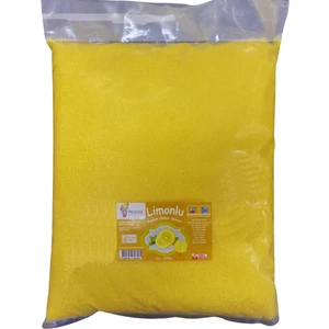 Sarı Renkli Pamuk Şeker Için Limon Aromalı Toz Şekeri - 3,5 kg