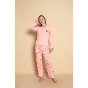 Yüksek Kalite Bambu Interlok Kadın Pijama Takımı P5046