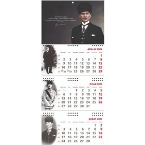 Atatürk Gemici Duvar Takvimi - Gazi 2025