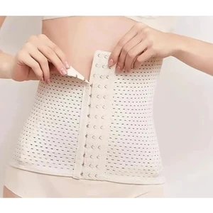 Sauna Suit Lohusa Ten Rengi Toparlayıcı Bel Korsesi , Bel Eğitmeni Şekillendirme Kemeri Doğum Sonrası Lohusa Korse