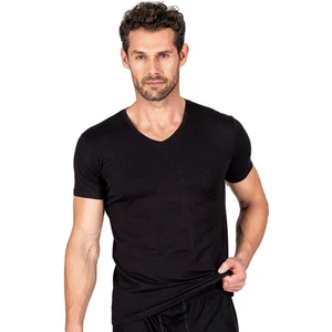 3'lü Paket Erkek V Yaka Pamuklu Modal Esnek Rahat Kısa Kollu Tişört Fanila