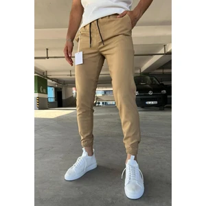 Wendy Dar Kalıp Paçası ve Beli  Lastikli Erkek Jogger Pantolon