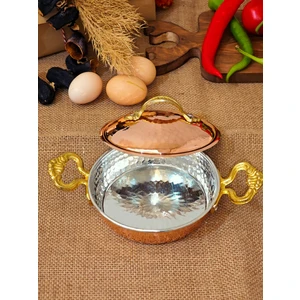 Bakır Kapaklı Tava,Yumurta, Omlet, Menemen Sahanii