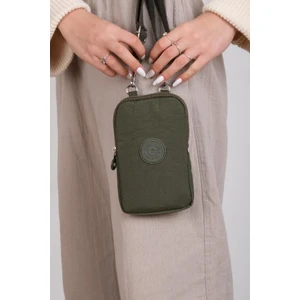 Klinkır Kumaş Mini Çapraz Askılı Kadın Cep Telefonu Çantası Mini Cüzdan Çanta 20*10 cm Su Itici