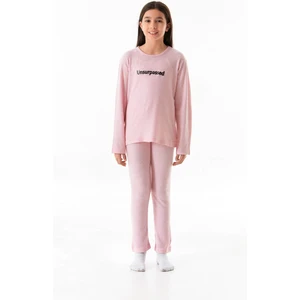 Unsurpassed Baskılı Kız Çocuk Pijama Takımı