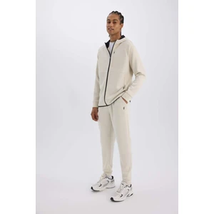 Fit Slim Fit Jogger Eşofman Altı Dar Kesim Skuba Dalgıç Kumaş Standart Paça Beli Bağcıklı Lastikli Paça Z9112AZ25SP