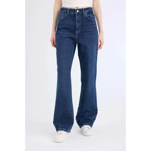 90's Wide Leg Yüksek Bel Uzun Jean Yıkamalı Pantolon E4269AX25SP