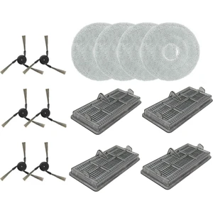 X40 Pro Ultra Robot Süpürge Yedek Parçaları Için 14 Adet Yıkanabilir Yan Fırça Hepa Filtreleri Paspas Bezi (Yurt Dışından)