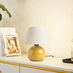 Carpi Sarı Küre Abajur Kumaş Başlık 241820