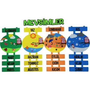 Mevsim Şeridi (Keçe Eğitim Materyali)