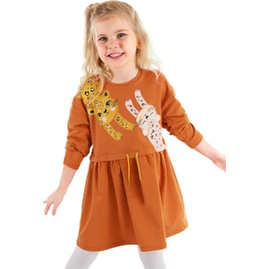 Mini Leoparlar Kız Çocuk Elbise