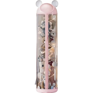 Bi Gru 170CM Doll Storage Bin, Plush Toy Storage Drum, Transparent Zippered Portable Storage For Stuffed Animals, Kids' Dolls With LED Light (Yurt Dışından)