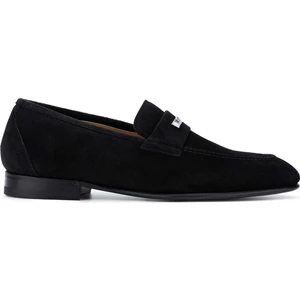 Valentıno Erkek  Deri Siyah Süet Loafer Ayakkabı 667 20171 Erk Ayk Y23 Black Suede