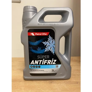Petrol Ofisi Yeşil Renkli Antifriz 3LT (2024 üretim) (Mavi yerine de kullanılır.)