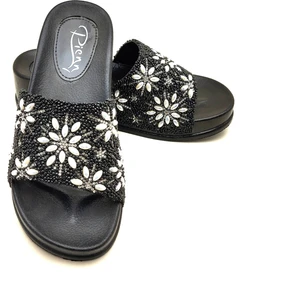 20028 Pienn Yüksek Tabanlı Taşlı Kadın Terliği