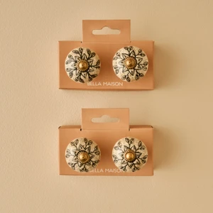 Bella Maison Gia Kulp 4'lü Krem (6,5x4x4 cm)