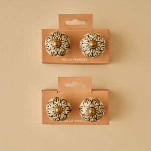 Bella Maison Leila Kulp 4'lü Krem (6,5x4x4 cm)