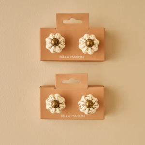 Bella Maison Rune Kulp 4'lü Beyaz (6,5x3x3 cm)