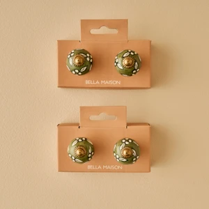 Bella Maison Milo Kulp 4'lü Yeşil (6,5x3x3 cm)