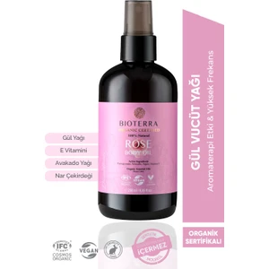 Organik Gül Vücut Yağı 250 ml