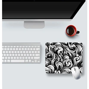 Ilyuka Black And White Abstract Patterns 22X18CM MP362218 Ilyuka Mini Boy Gaming Mousepad Dikişsiz Kenar Kaymaz Kauçuk Taban 22X18CM