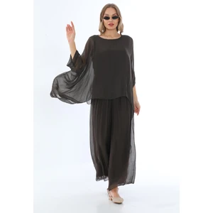 Italyan Korse Belli Astarlı Ipek Pantolon